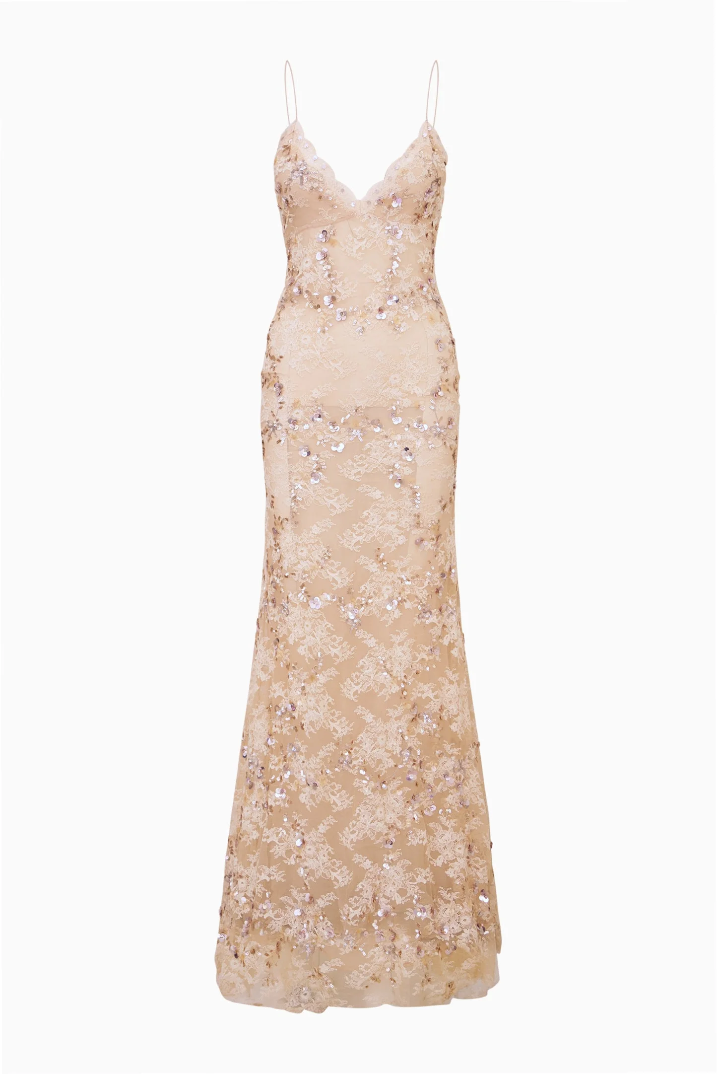 Innes Sequin Lace Gown - 1