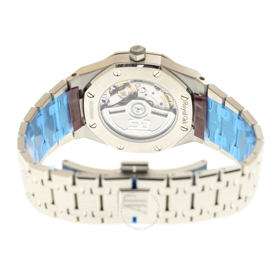 Audemars Piguet Royal Oak "50th Anniversary" Automatic Diamond Blue Dial Ladies Watch 77451ST.ZZ.136 - 3