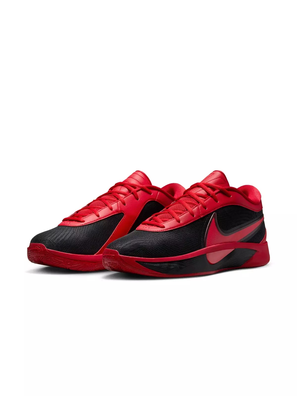 Giannis Freak 6 "Black/University Red" Men's Basketball Shoe - 3