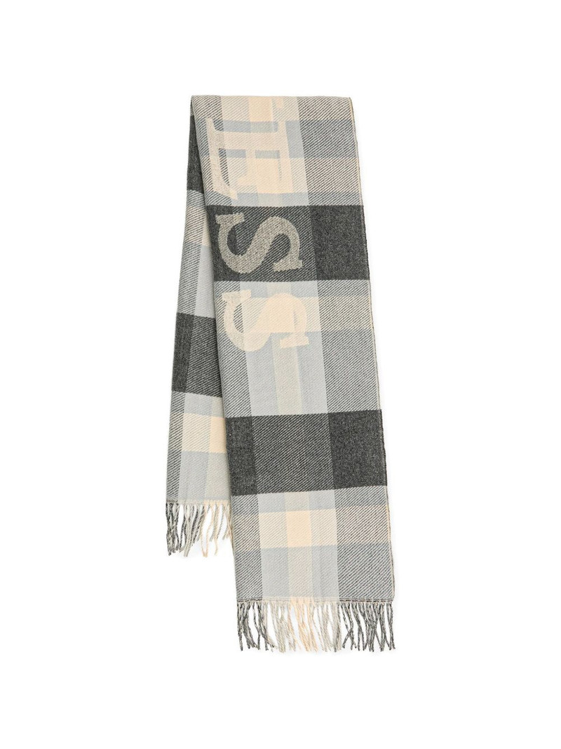 check-pattern scarf 1