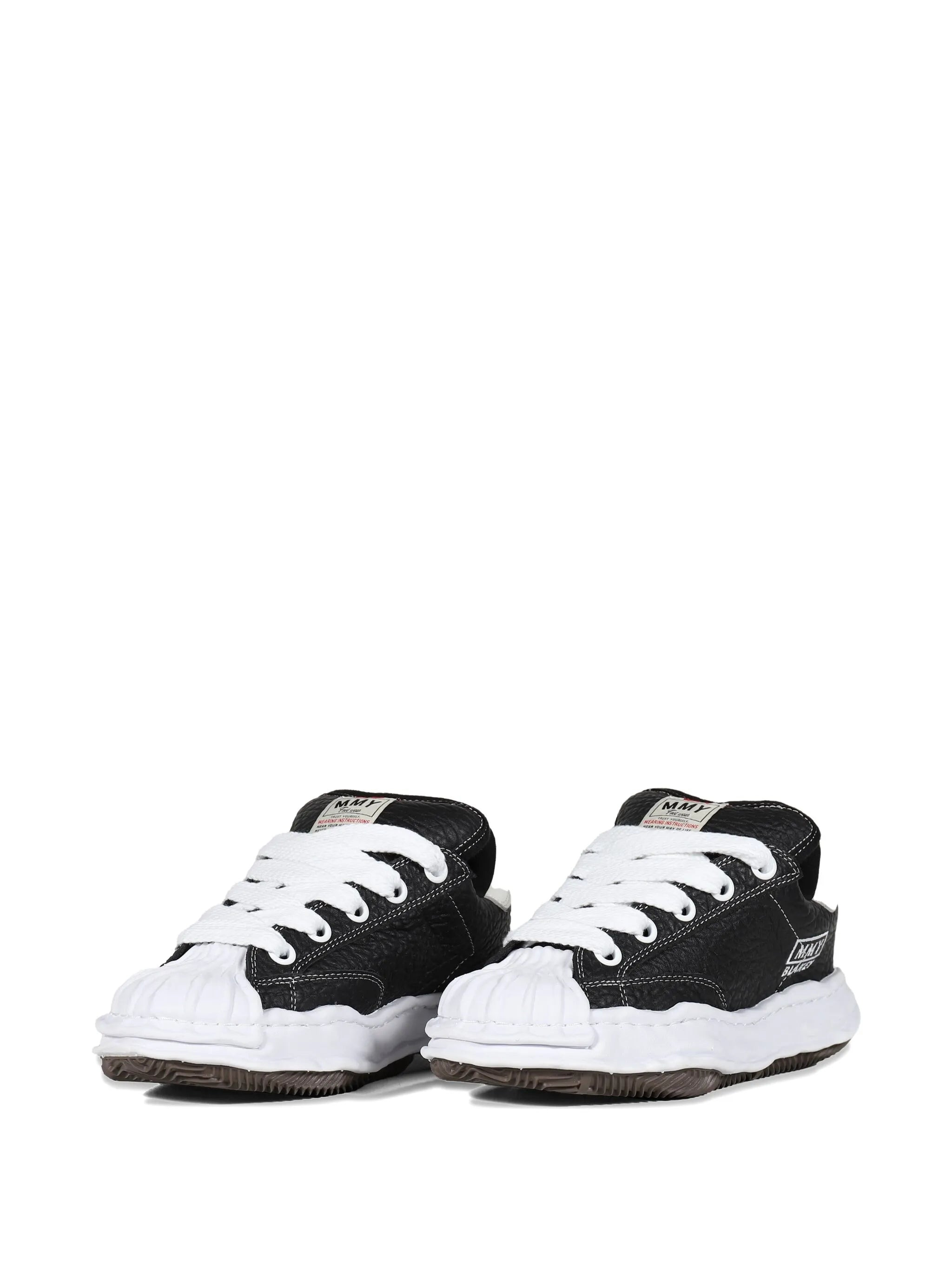 Maison Mihara Yasuhiro Blakey Leather Lace-up Sneakers - 2
