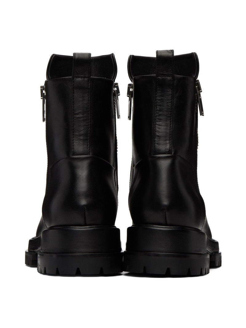 Black Zip Boots 2