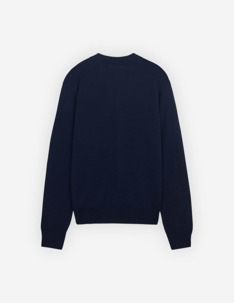 Maison Kitsuné FRENCHIE DRESSED FOX PATCH CLASSIC V-NECK CARDIGAN outlook