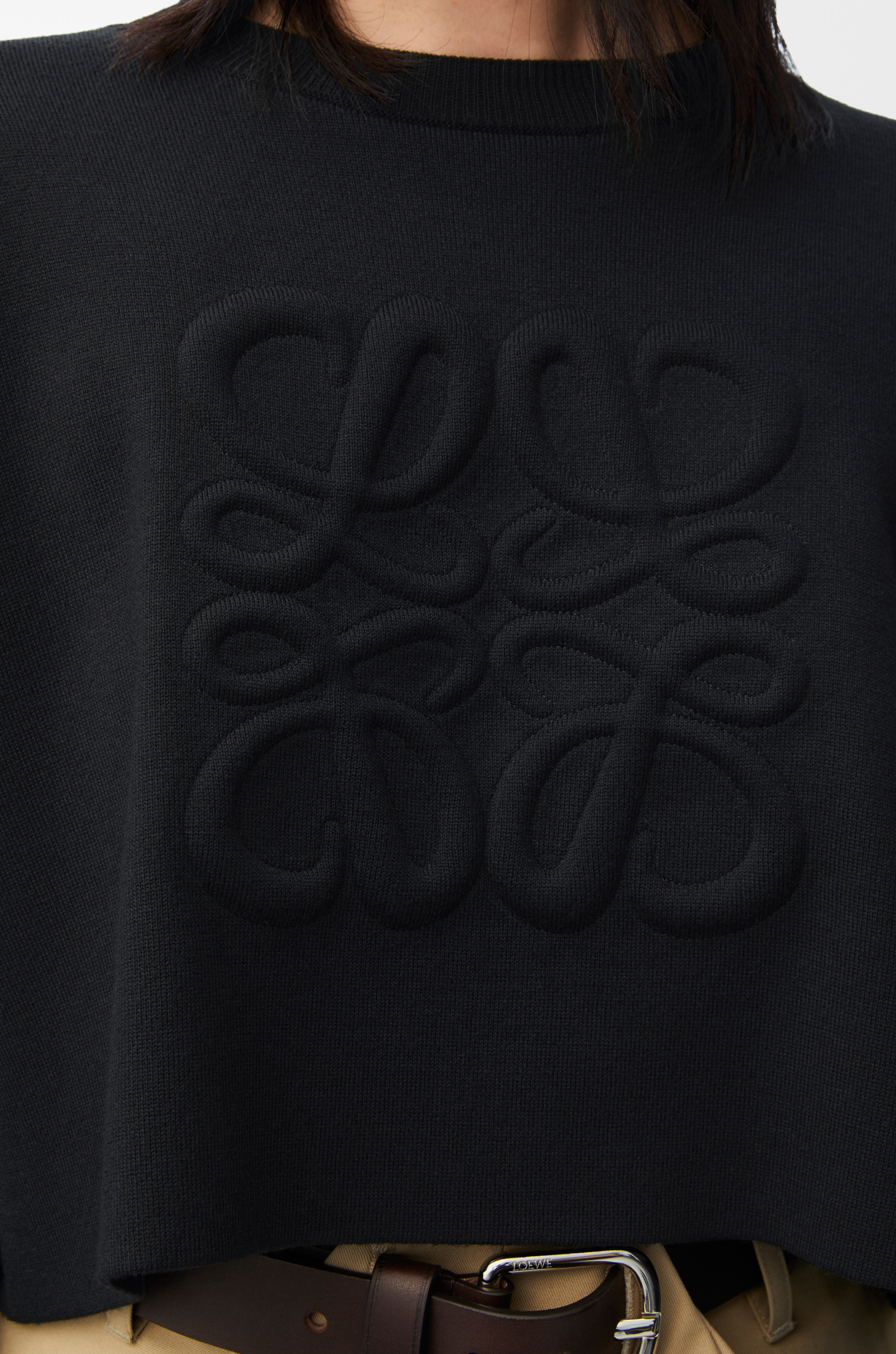 Short Anagram sweater in wool - 5