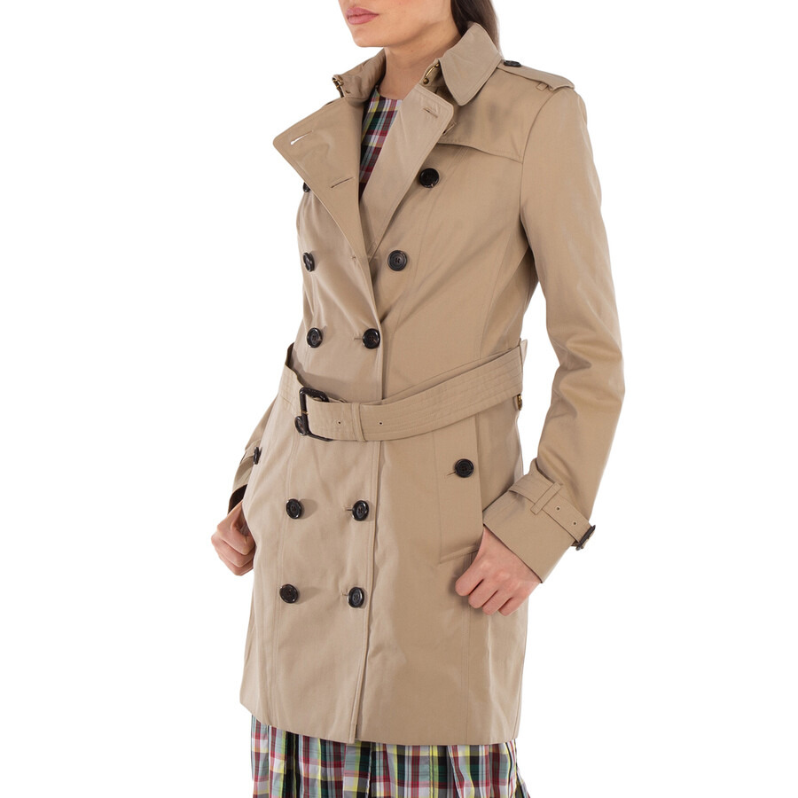Burberry Ladies Sandringham Mid-length Trench Coat - 2