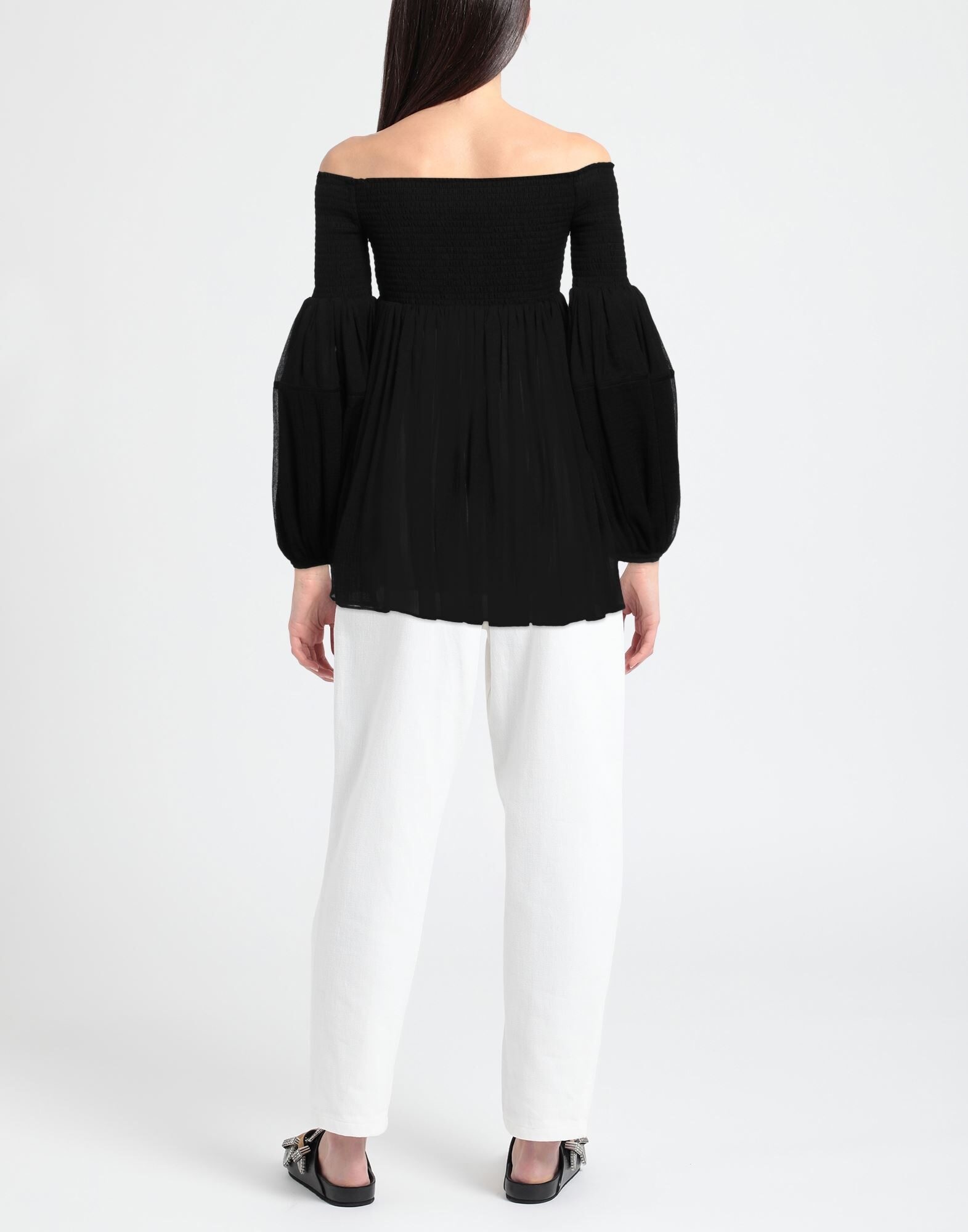 Black Women's Off-the-shoulder Top - 3