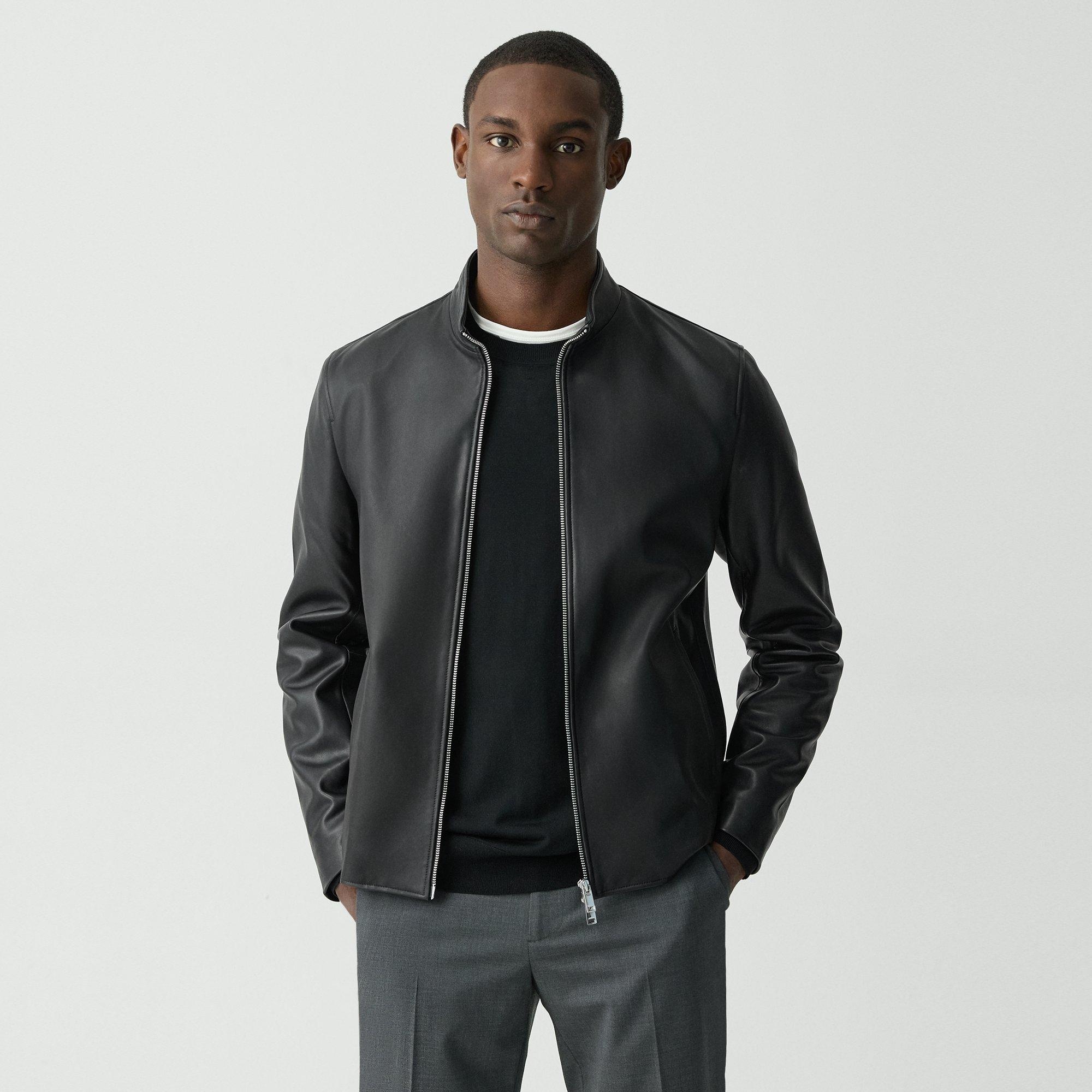 Morvek Zip Jacket in Leather - 2