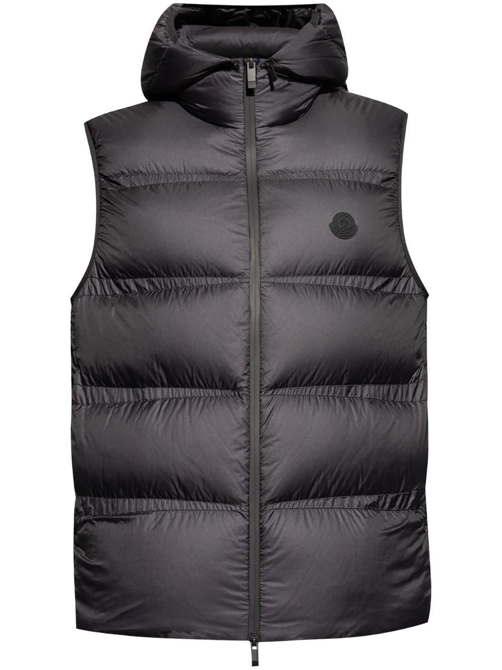 hooded gilet - 1