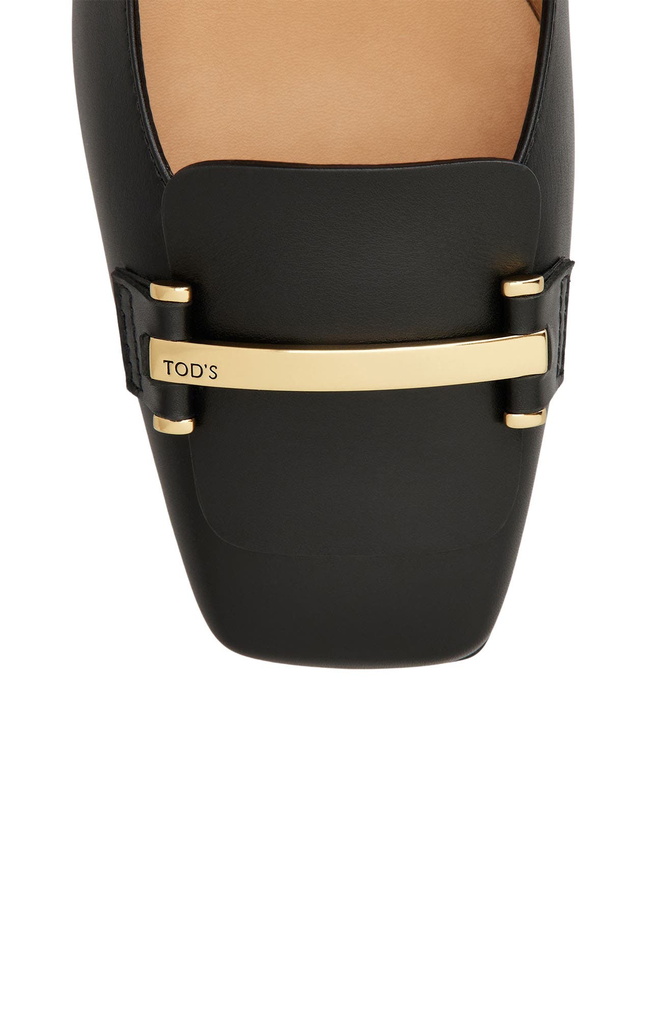 Tod's Barretta Block Heel Pump in Nero at Nordstrom - 3