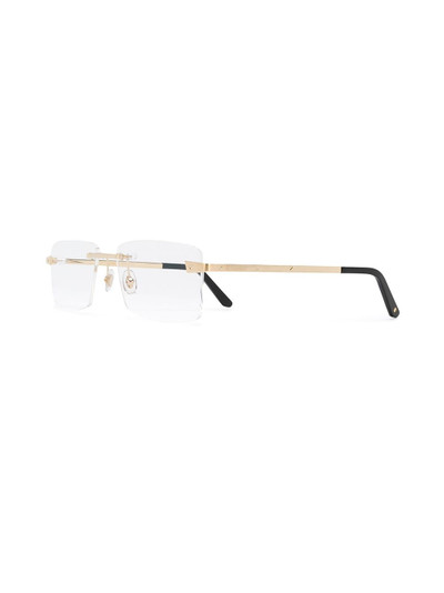 Cartier frameless glasses outlook