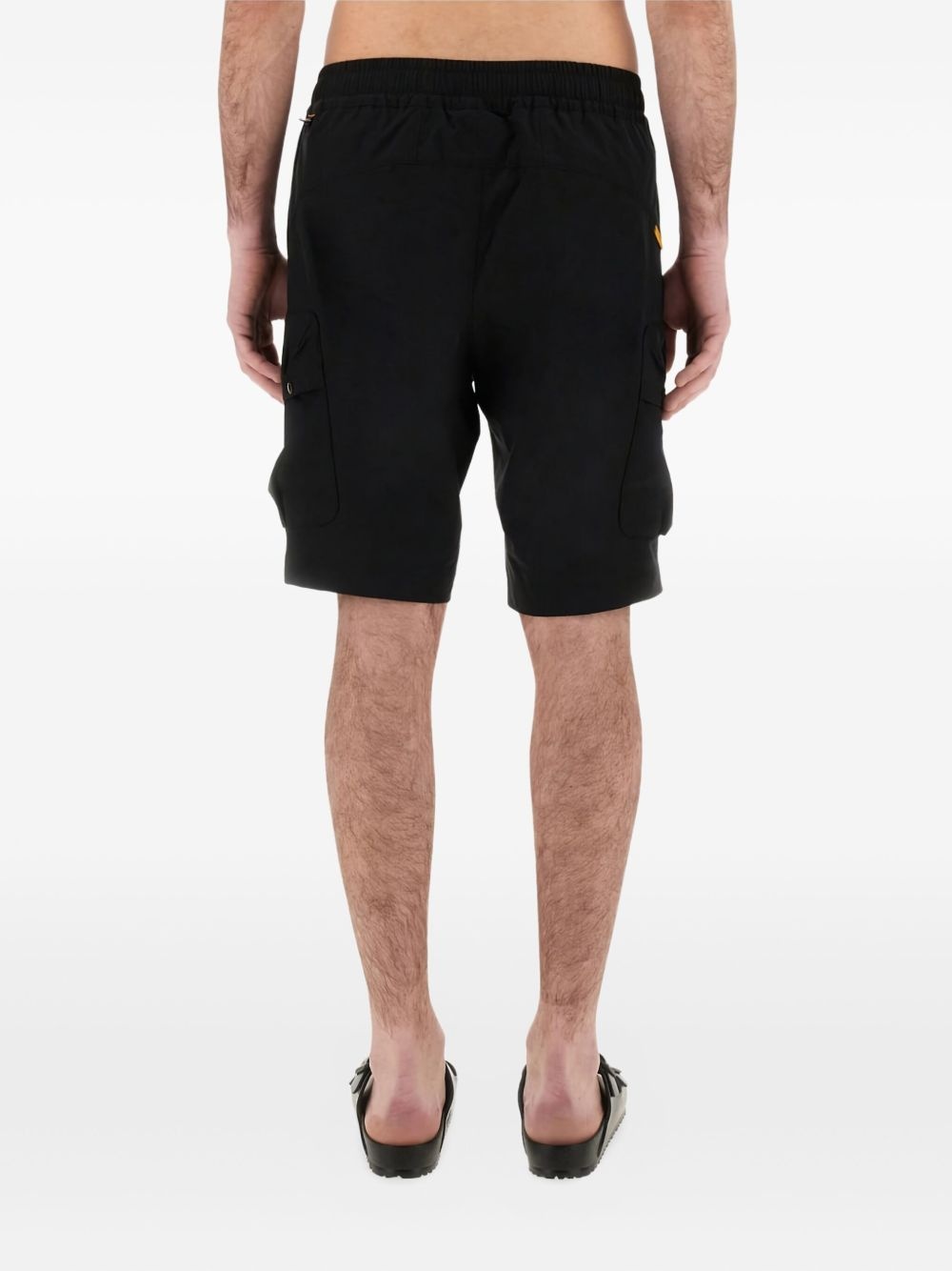 elasticated-waist cargo shorts - 3