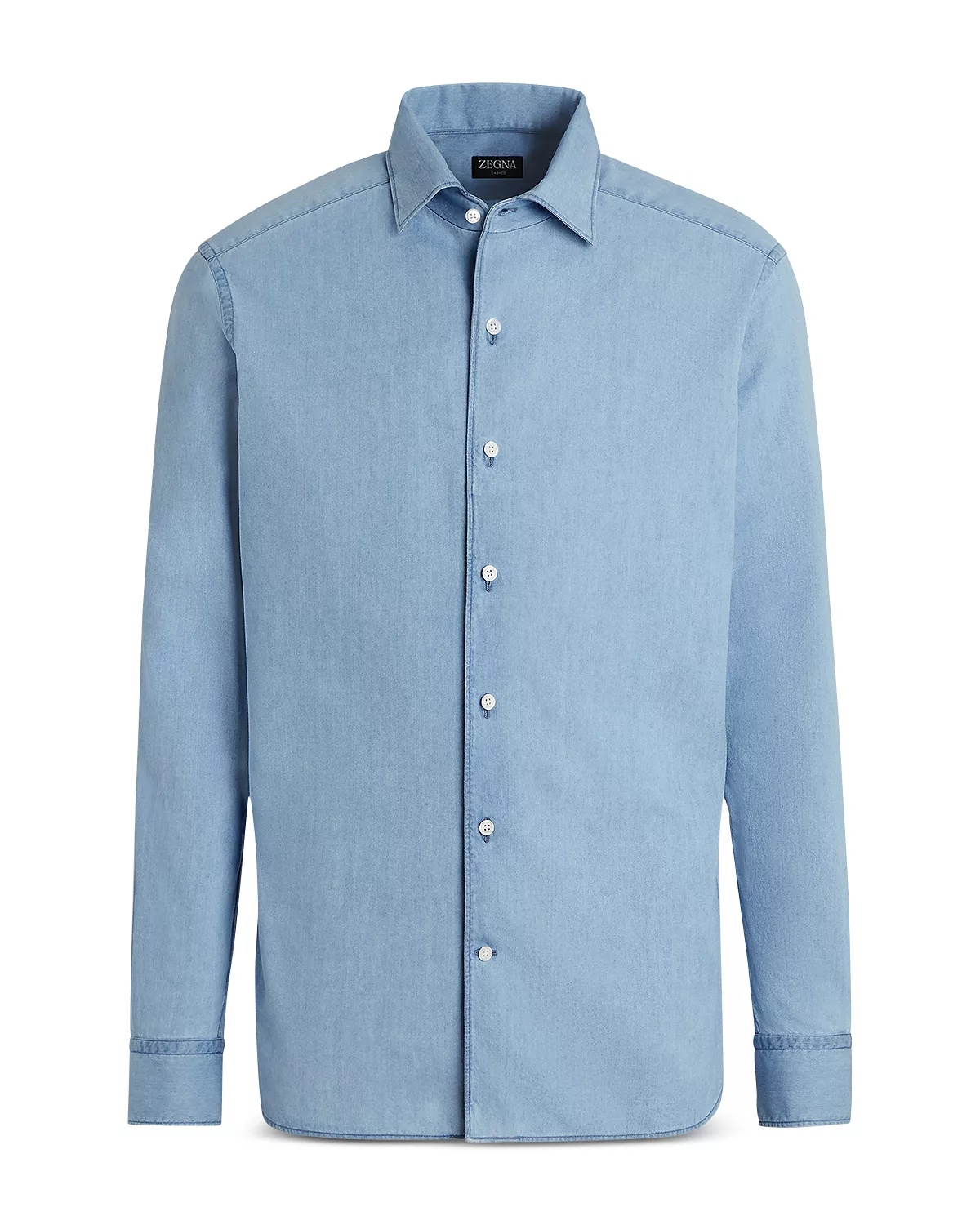 Bleached Button Front Shirt - 5