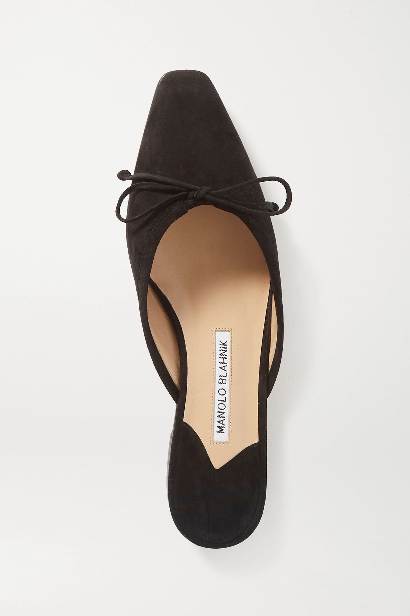 Ballerimu bow-detailed suede mules - 5