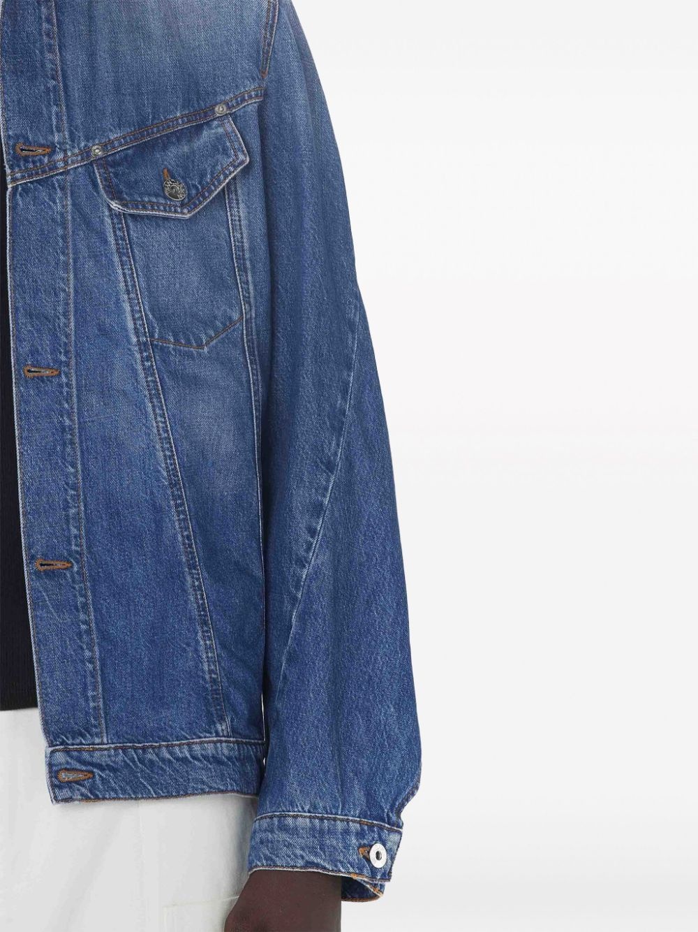 Twisted denim jacket - 5