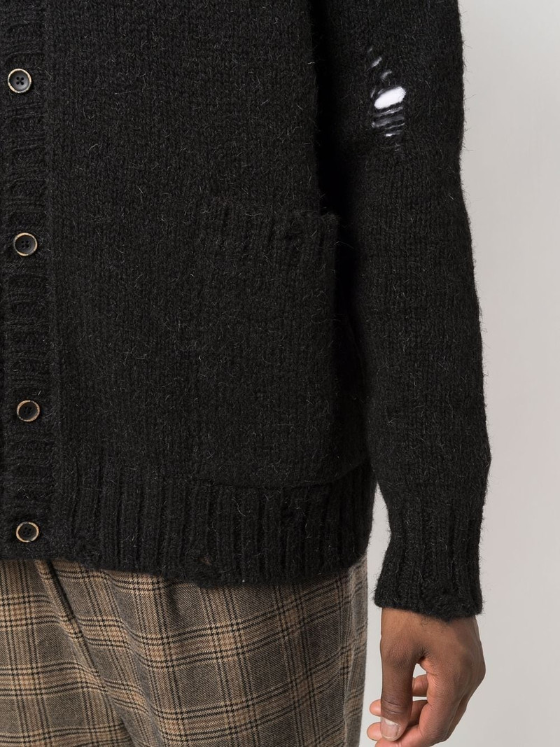 V-neck wool cardigan 5