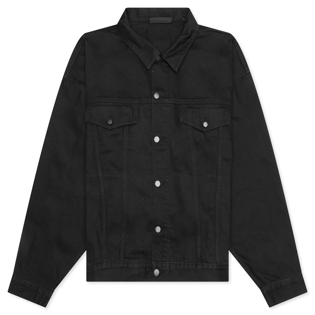 DENIM JACKET - JET BLACK - 1
