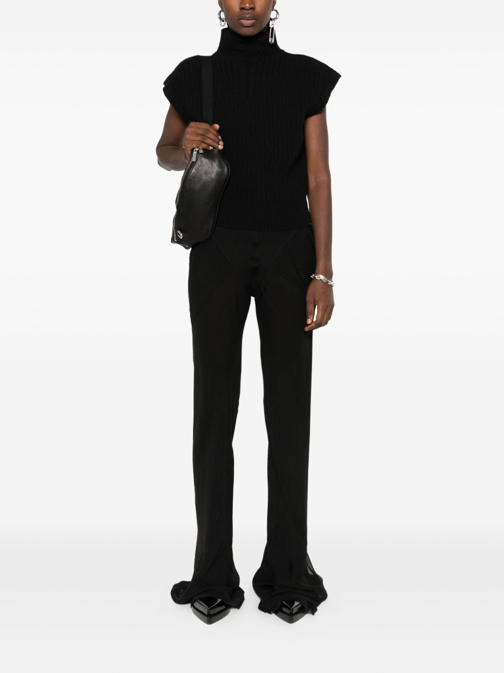 pleated panel trousers - 2