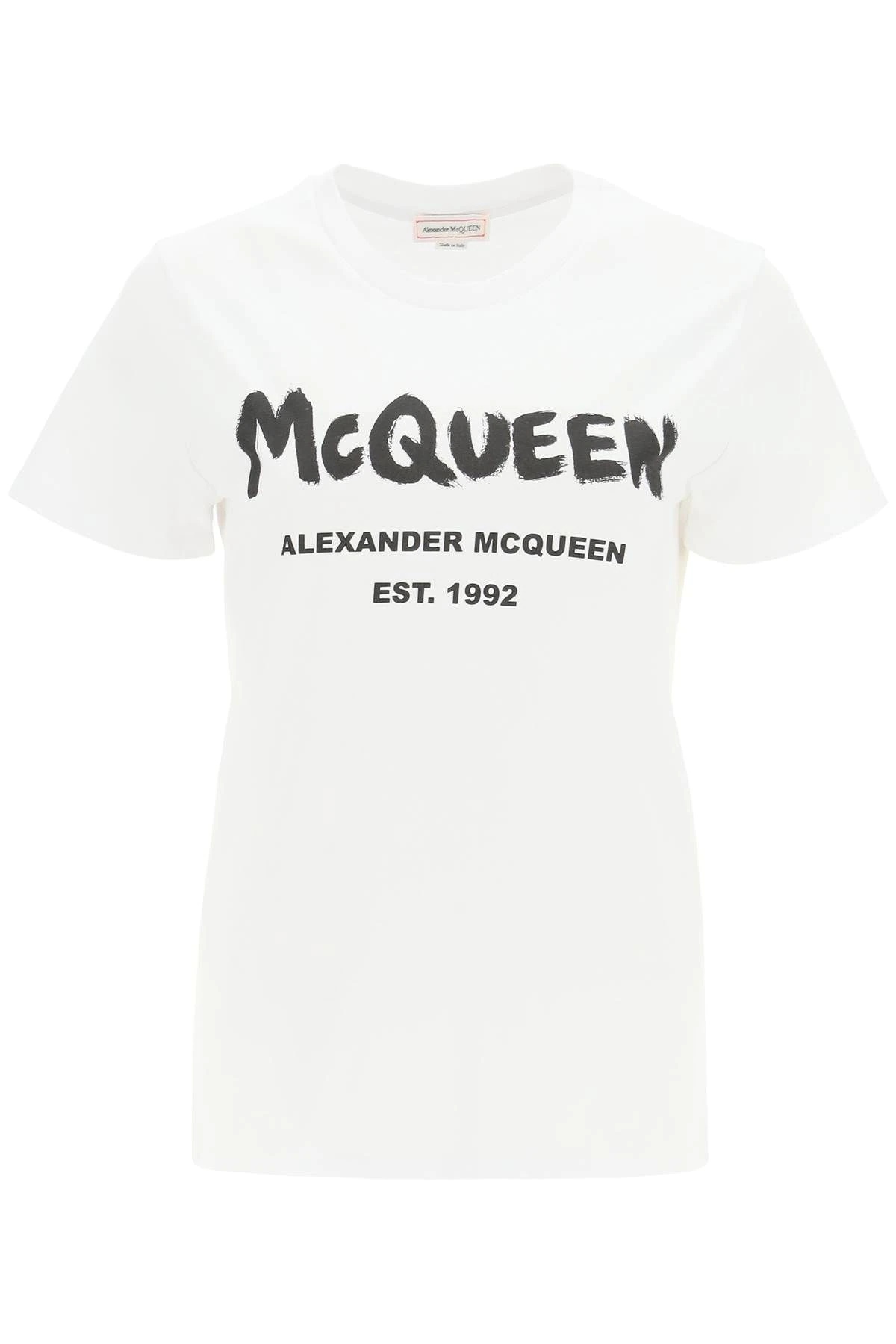 MCQUEEN GRAFFITI T-SHIRT - 1