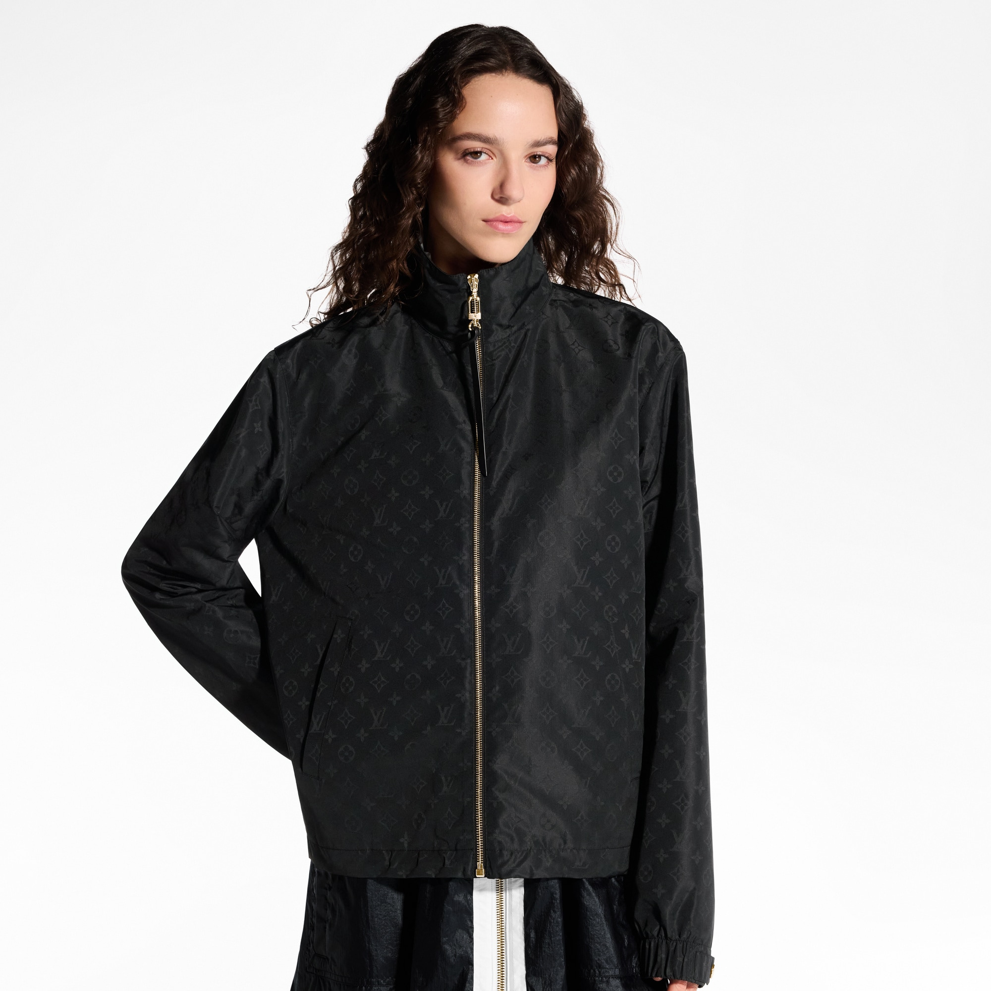 Monogram Zip-Up Jacket - 2