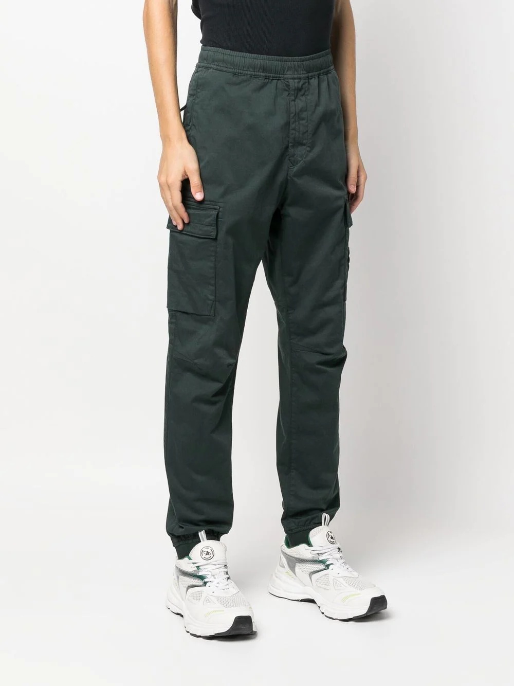 Compass-patch cargo trousers - 3