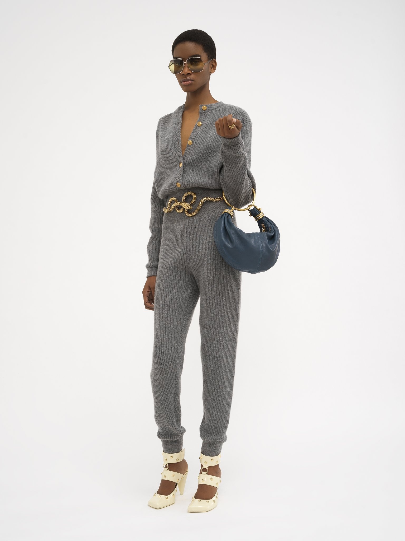 JUMPSUIT IN WOOL & CASHMERE - 3