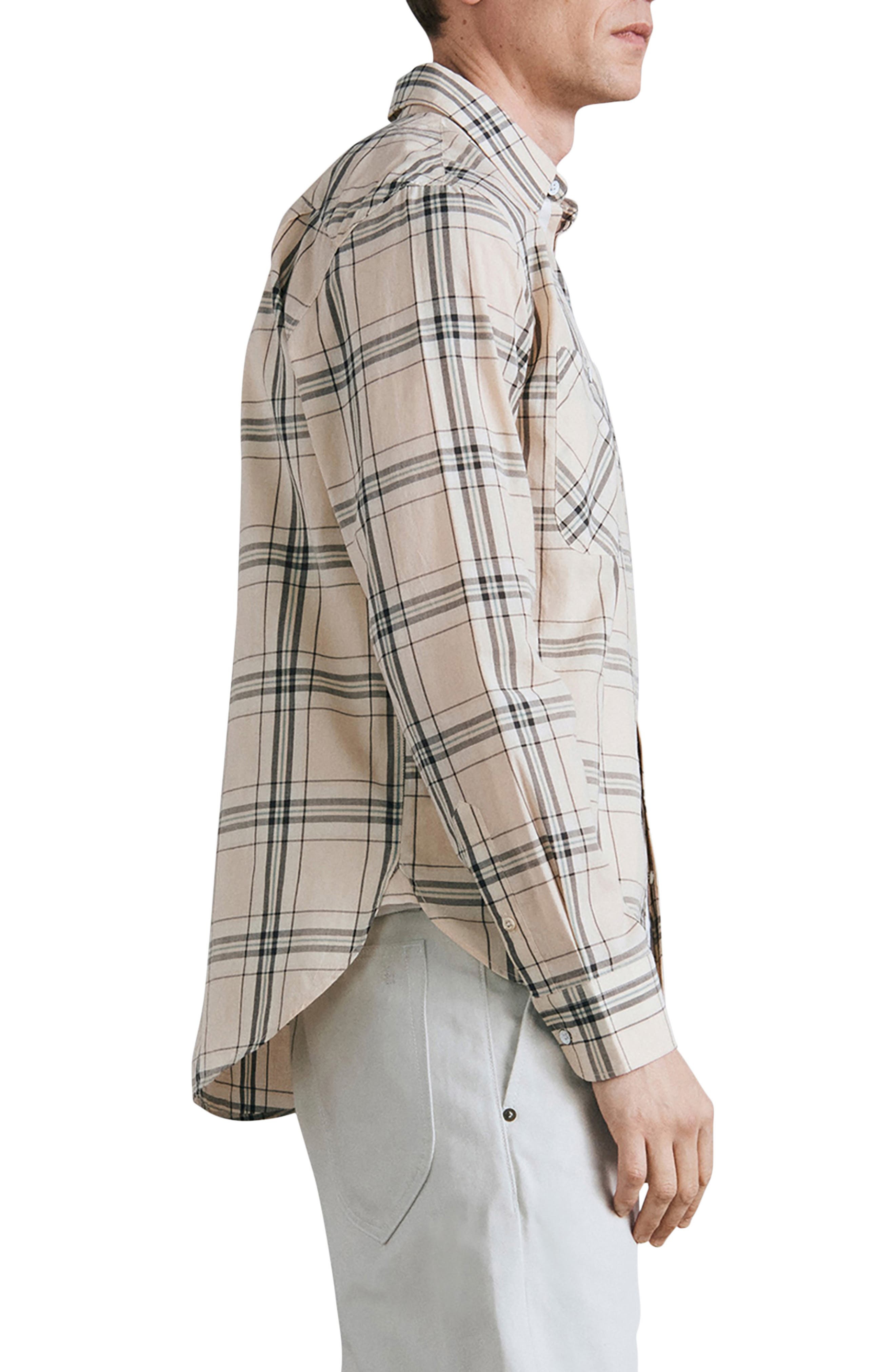 Gus Plaid Button-Up Shirtt - 3