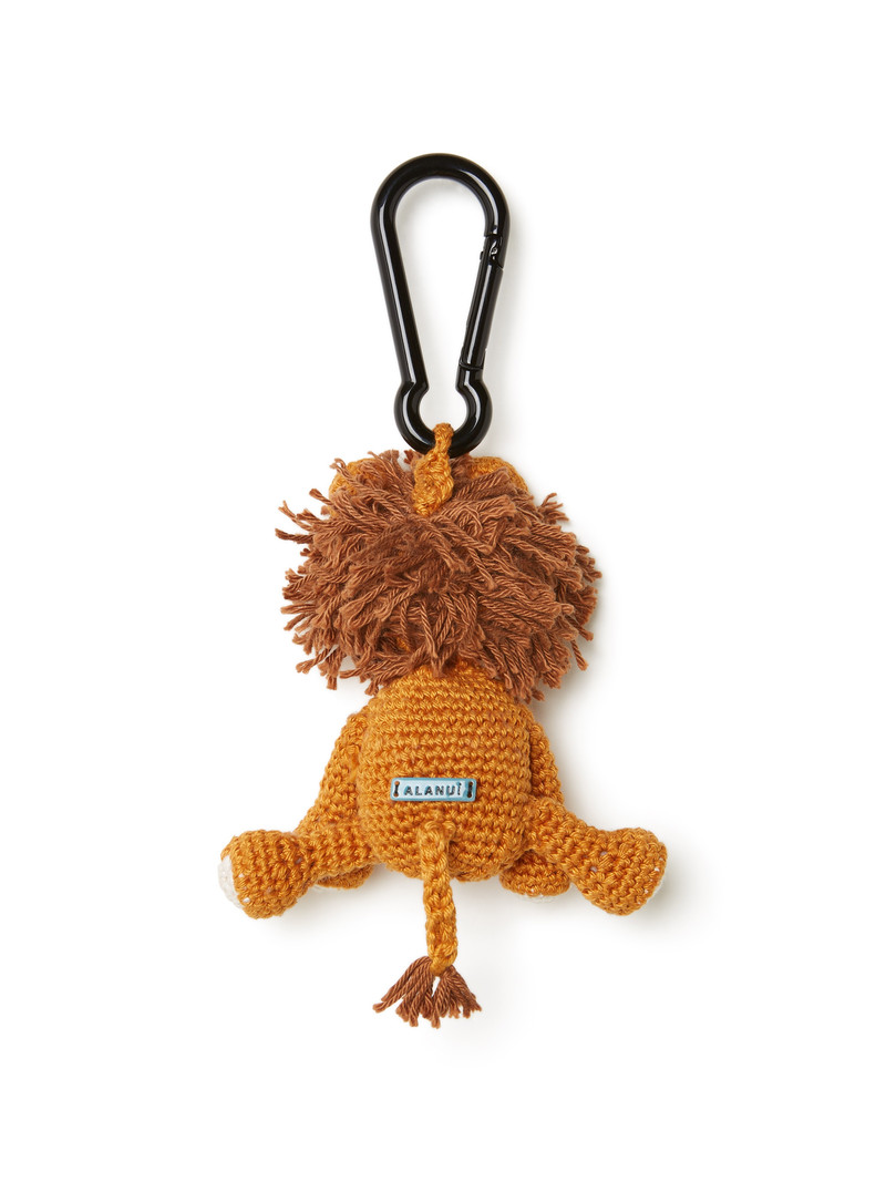 Alanui Handmade Lion Crochet Key Holder outlook