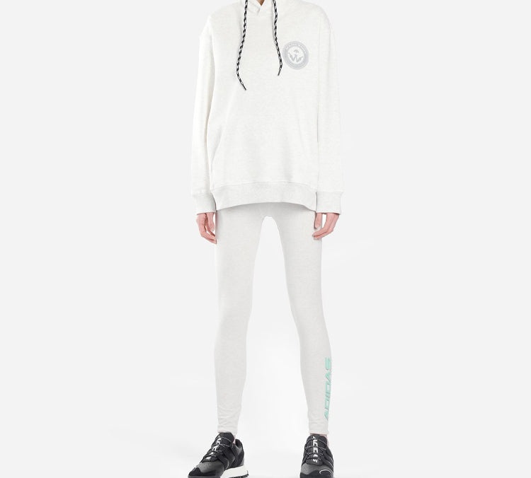 adidas Unisex Alexander Wang Logo Sweatshirt Grey ED1207 - 4