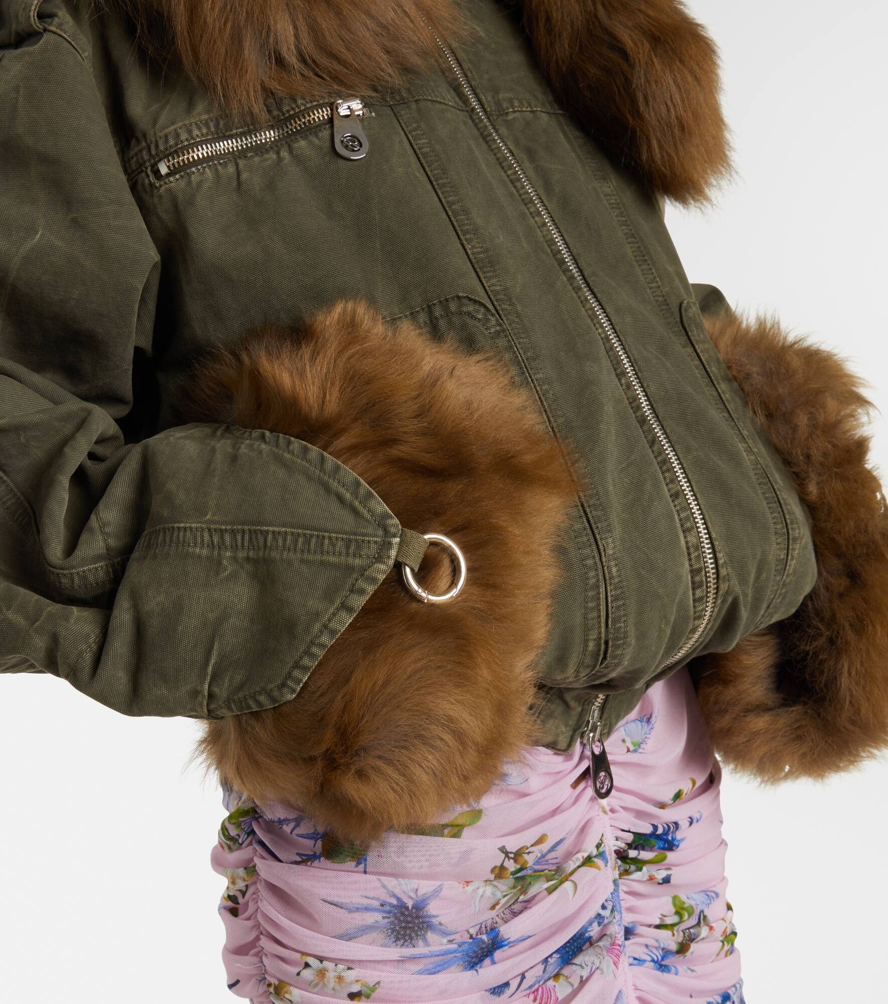 Cotton canvas bomber jacket - 5