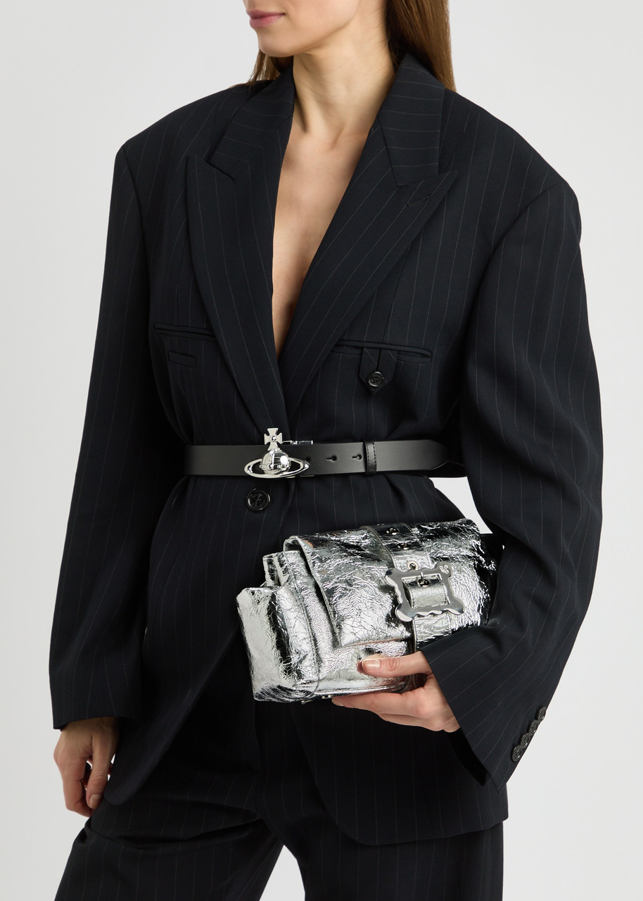 Vivienne Westwood Hazel Metallic Leather Shoulder bag - 6