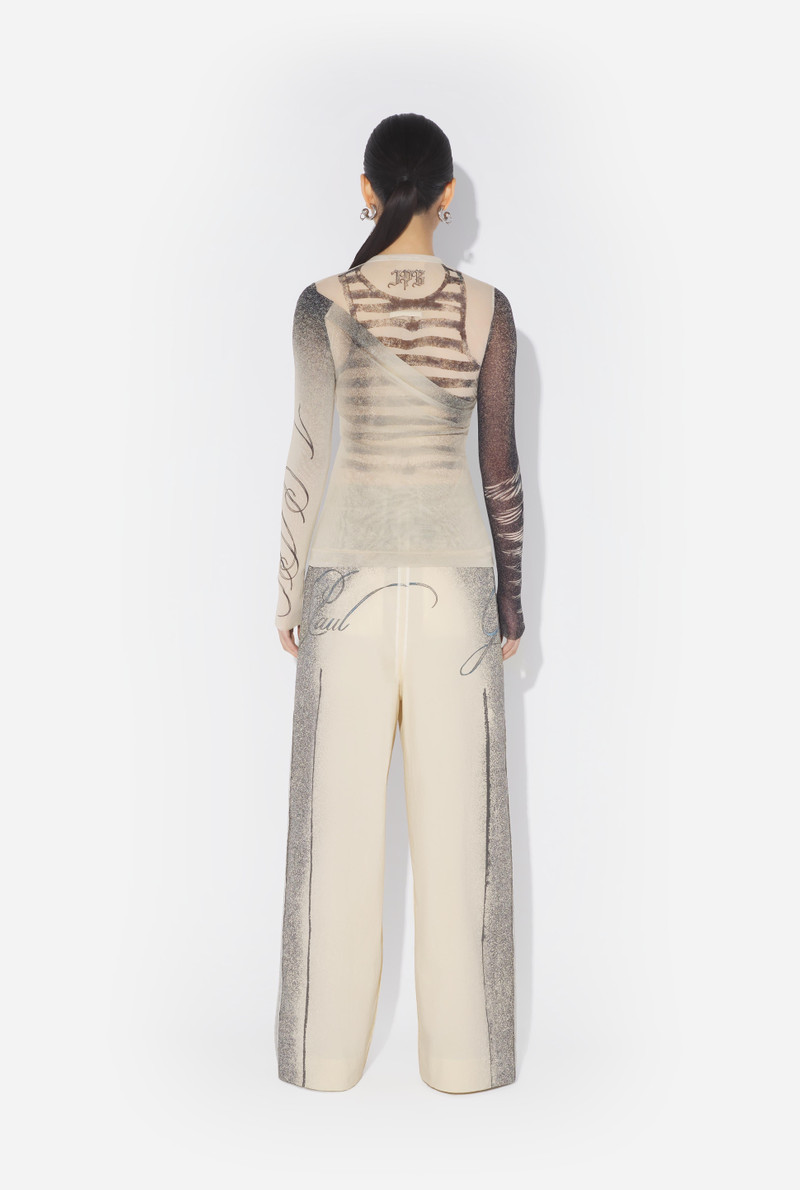 Jean Paul Gaultier THE “TATTOO ROSE AND BIRD” TOP outlook