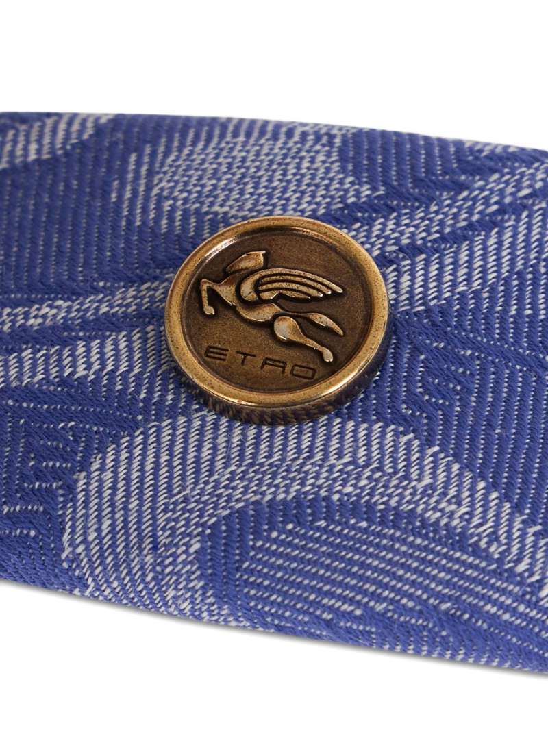 Jacquard Denim Hair Clip 3