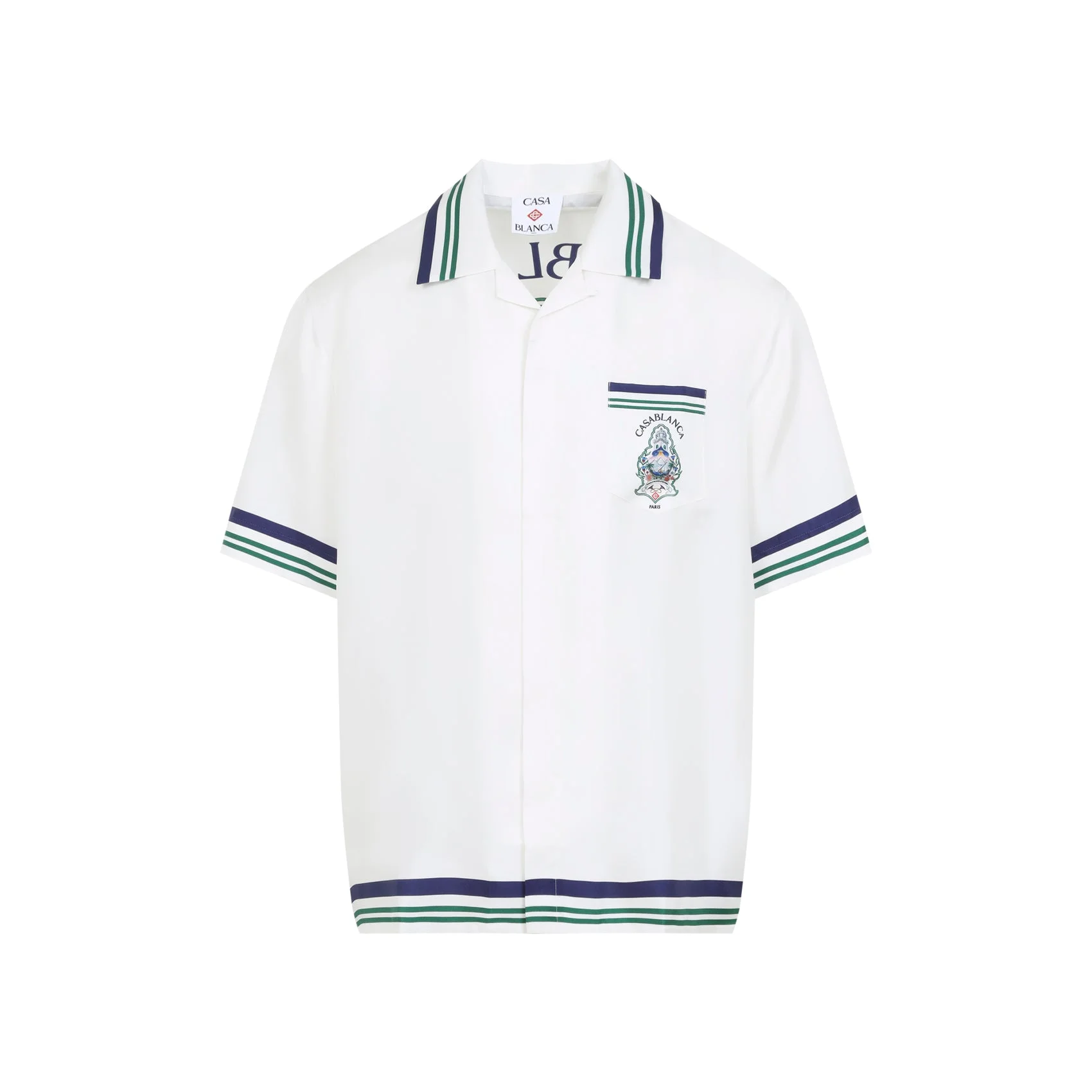 Casablanca Hotel Emblem S/S Shirt Men - 1