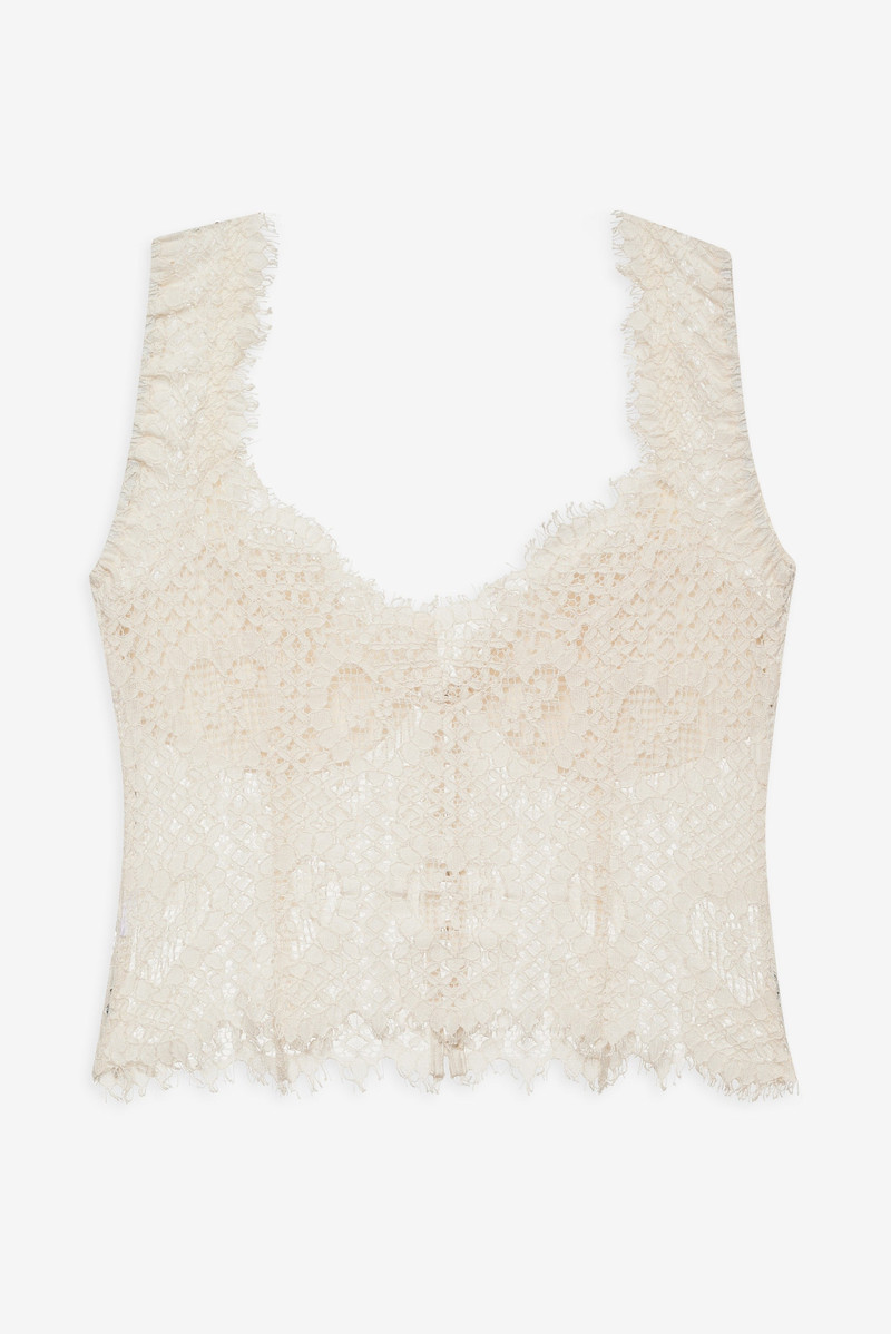 For Love & Lemons Waverly Lace Top outlook
