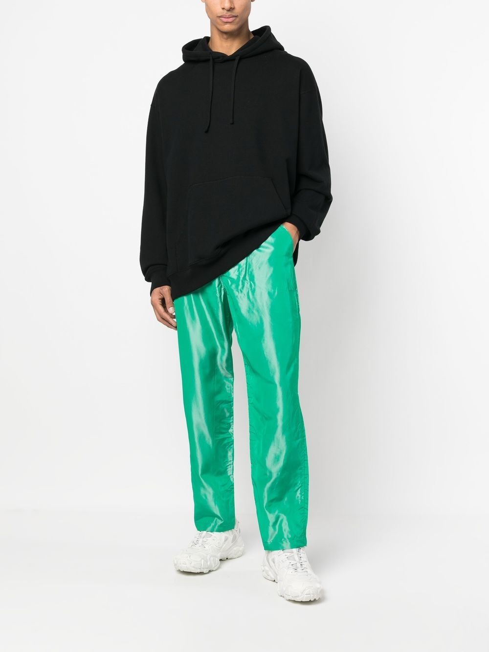 mid-rise straight-leg trousers - 2