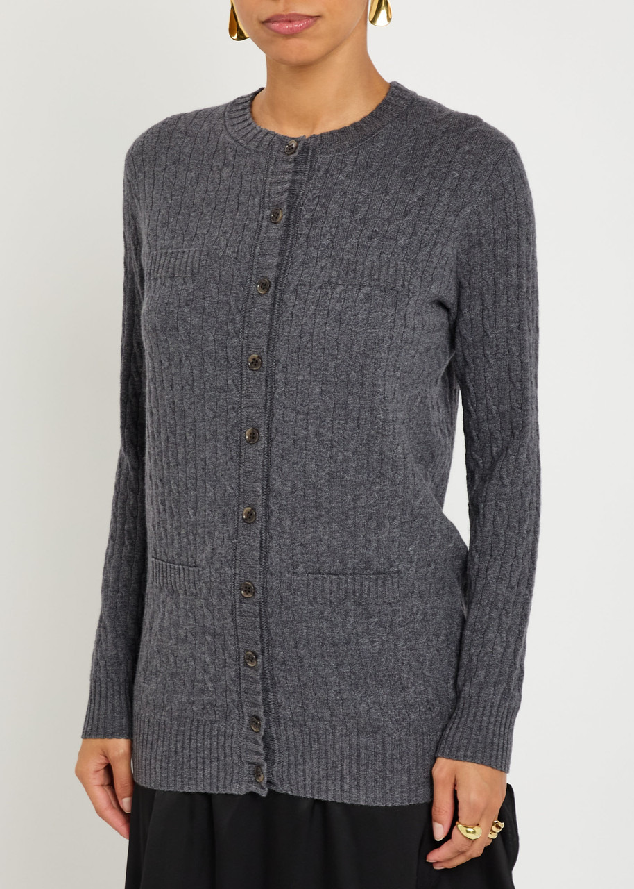 Lisa Yang Inda Cable-knit Cashmere Cardigan - 2