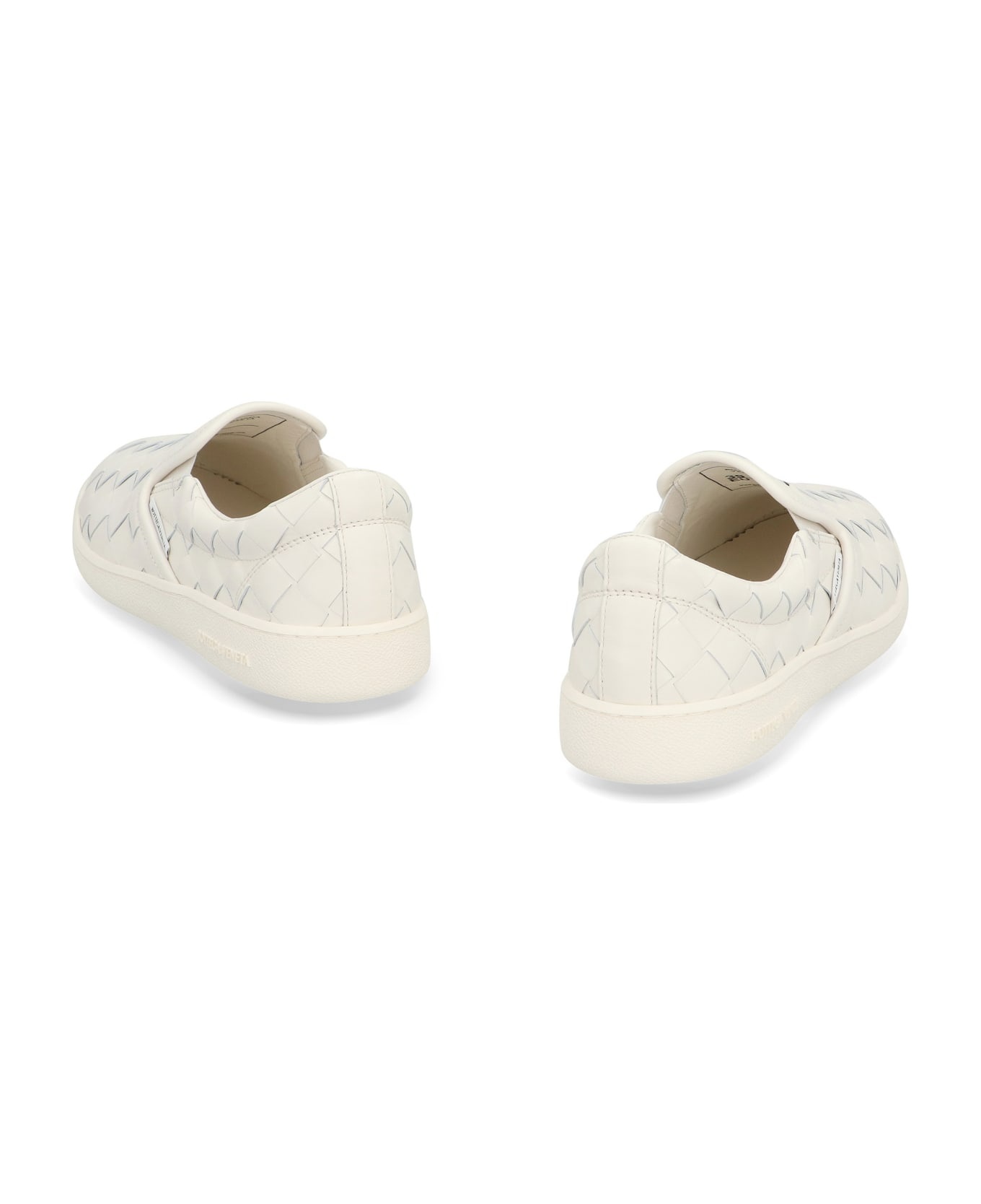Slip-on Leather Sneakers - 4