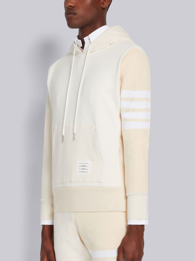 Thom Browne Yellow Tonal Fun-Mix Classic Cotton Loopback 4-Bar Hoodie Pullover outlook