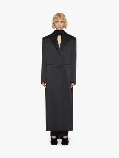 Givenchy COAT IN SATIN WITH BELT outlook