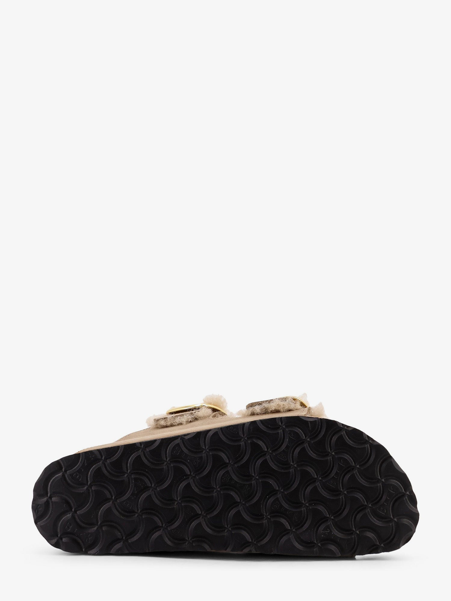 Arizona Big Buckle Shearling Sandals - 4