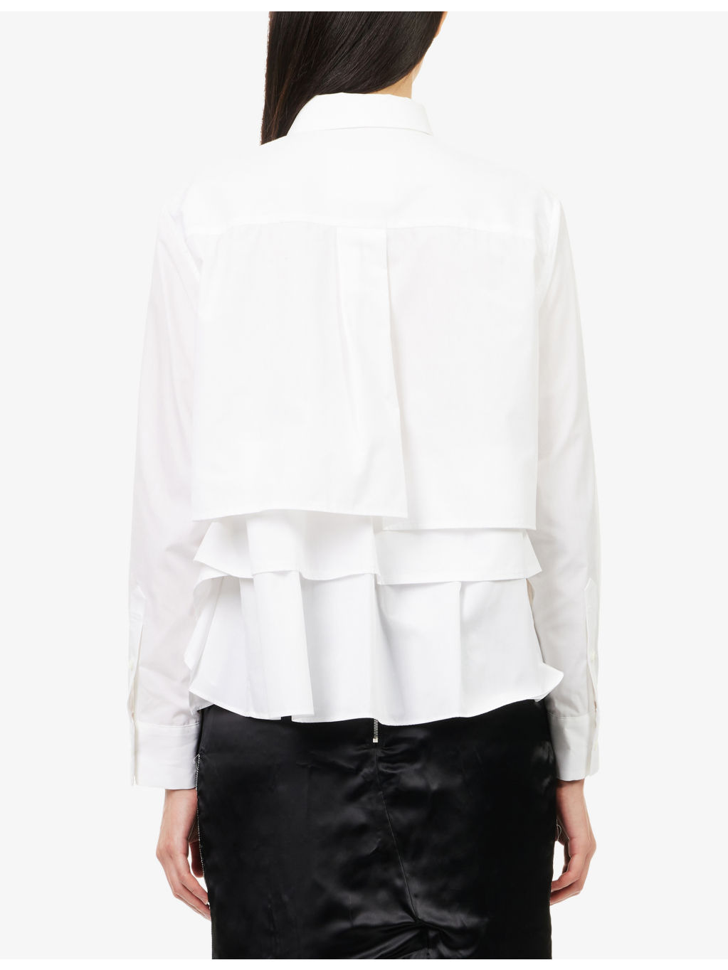 Layered-Hem Cotton-Poplin Shirt - 4