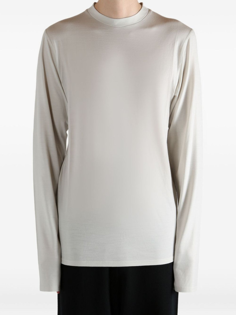 RIER jersey wool top outlook