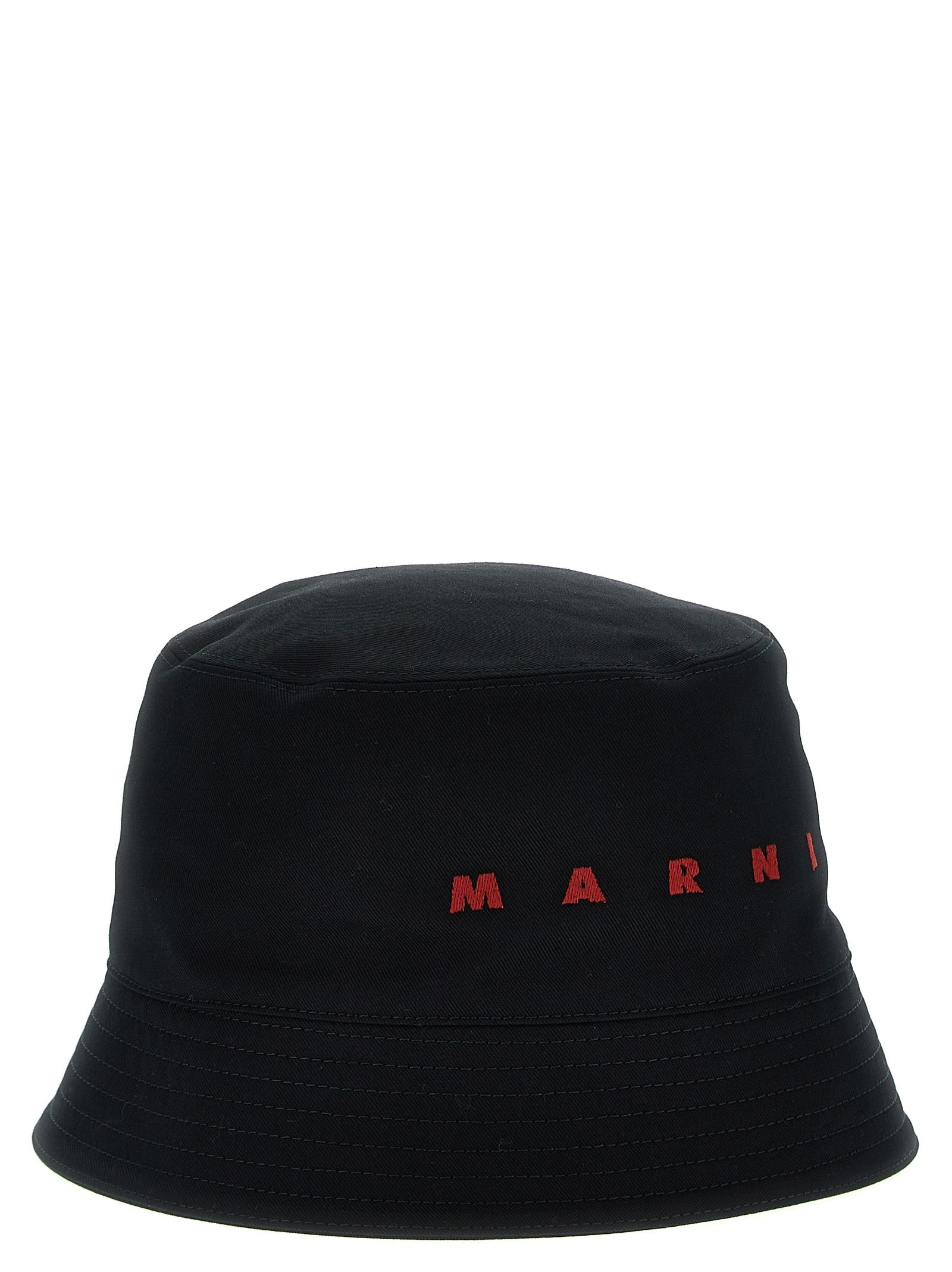 Marni Men Logo Embroidery Bucket Hat - 2