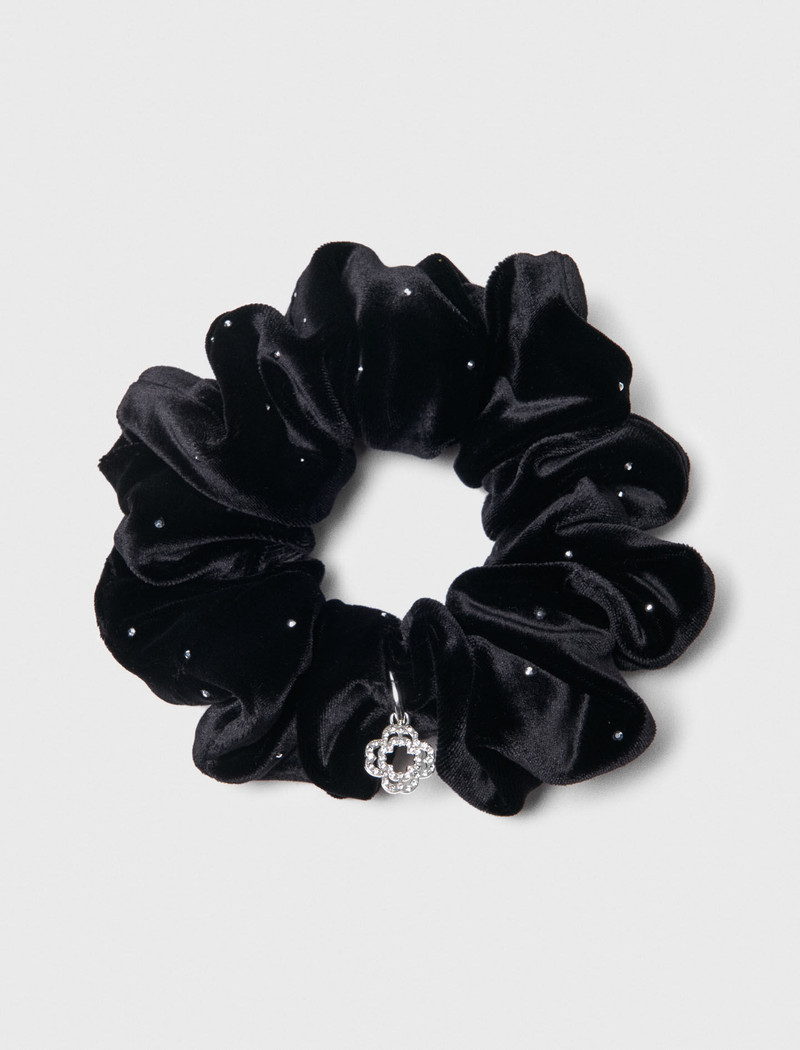 maje Rhinestone scrunchie outlook