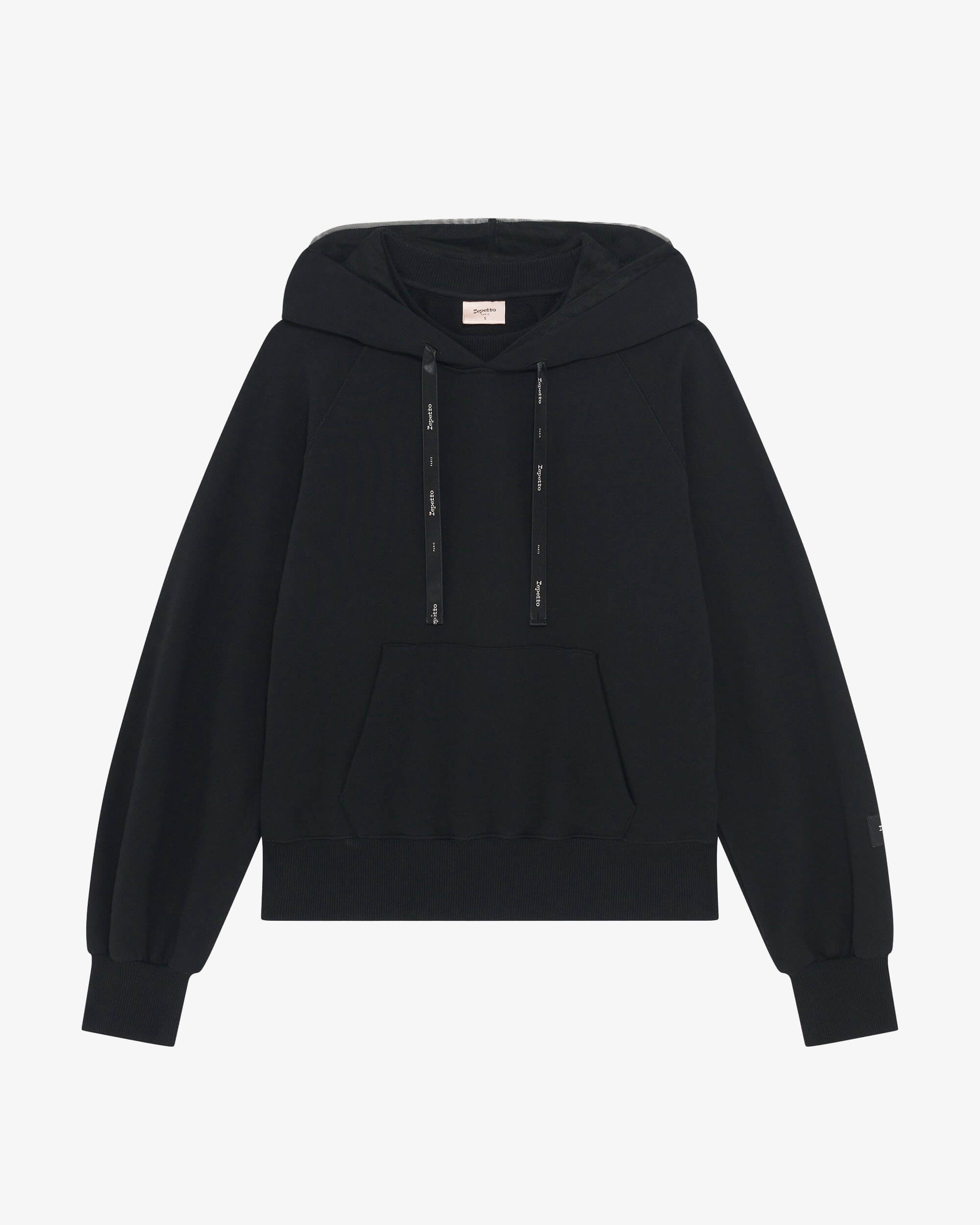 TULLE HOODED SWEATSHIRT - 1