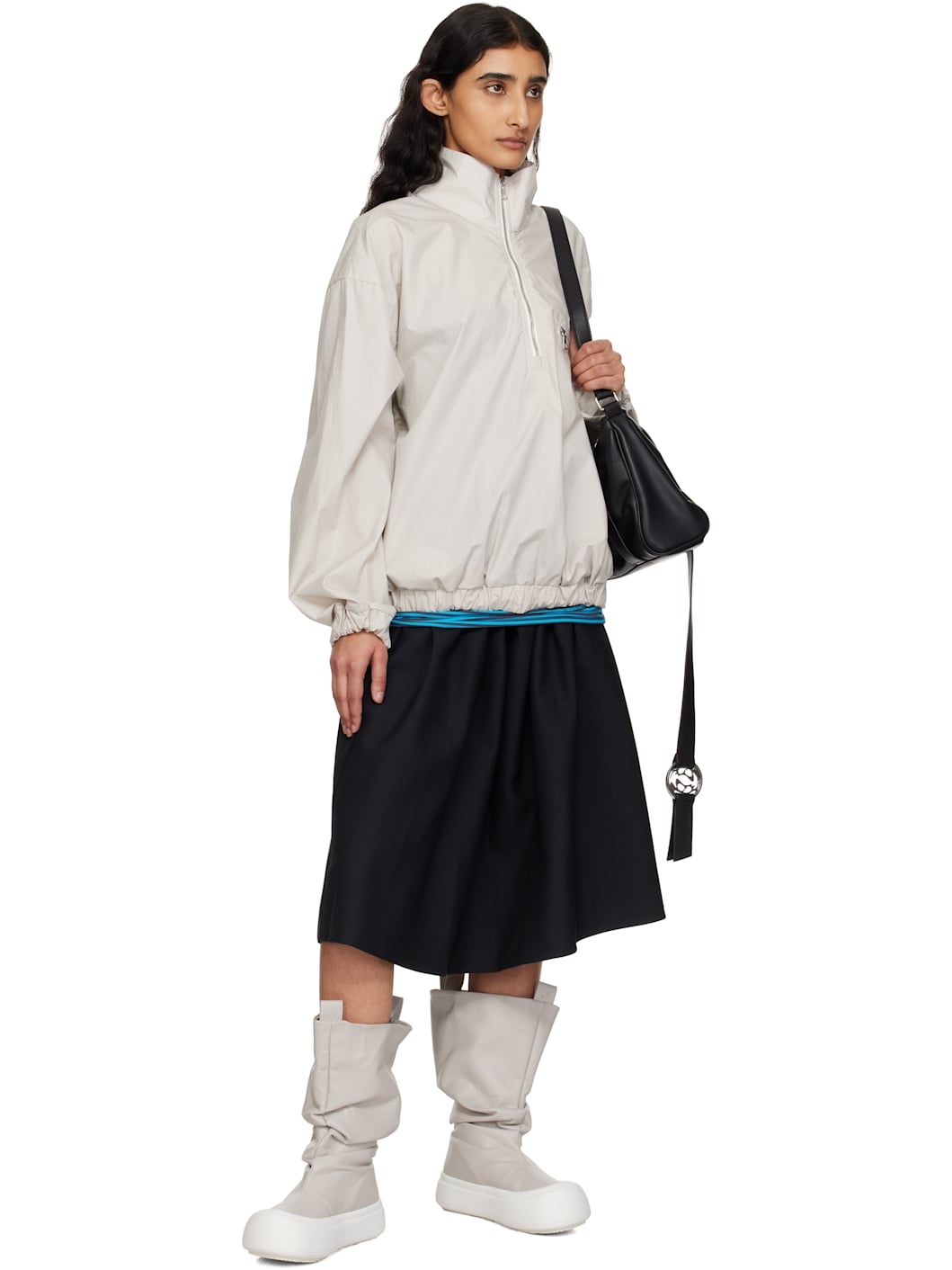 【関税込み】YUME YUME グレー Fisherman ブーツ YUME YUME Gray Low Fisherman Boots | REVERSIBLE