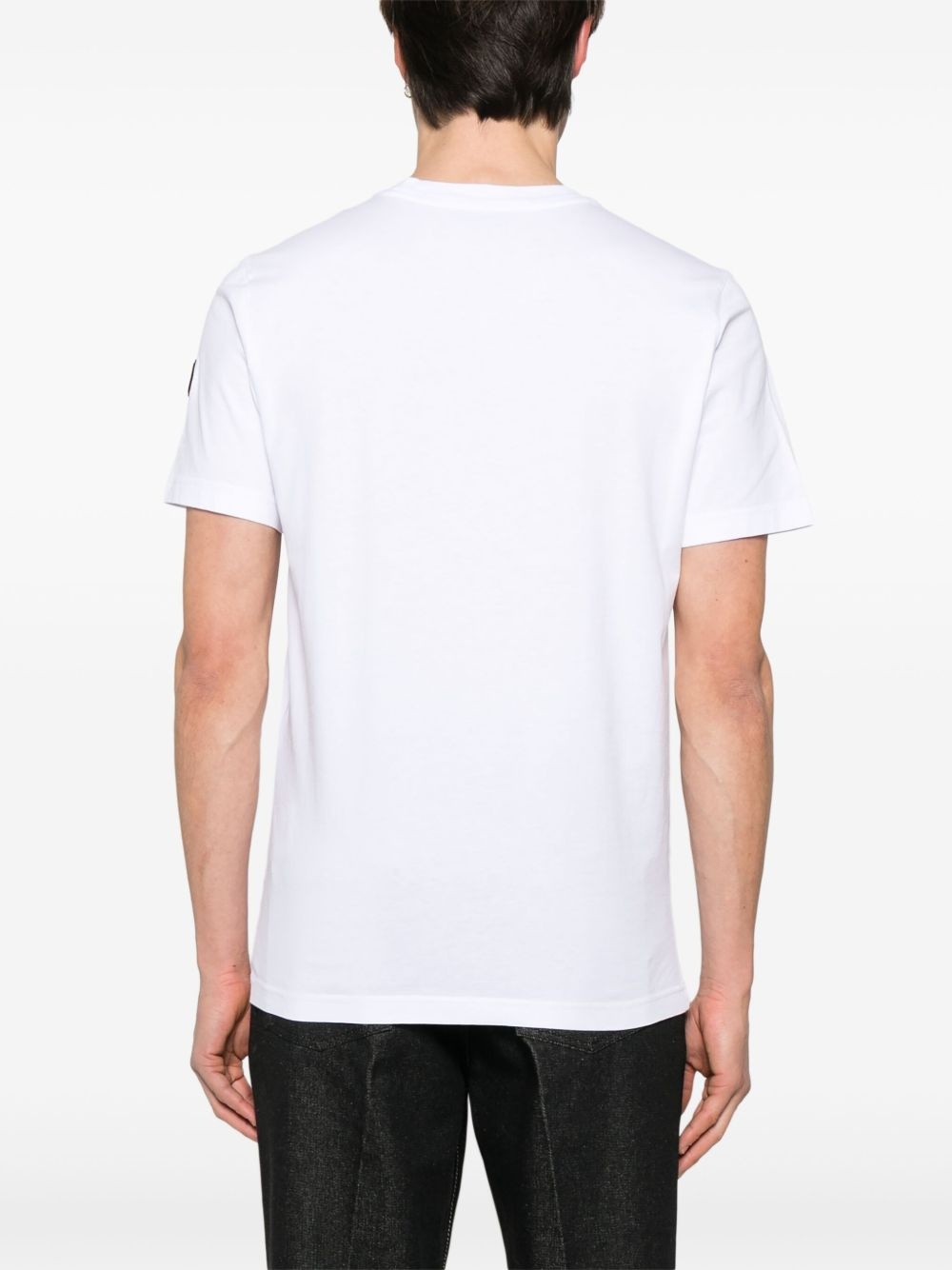 faded-logo cotton T-shirt - 3