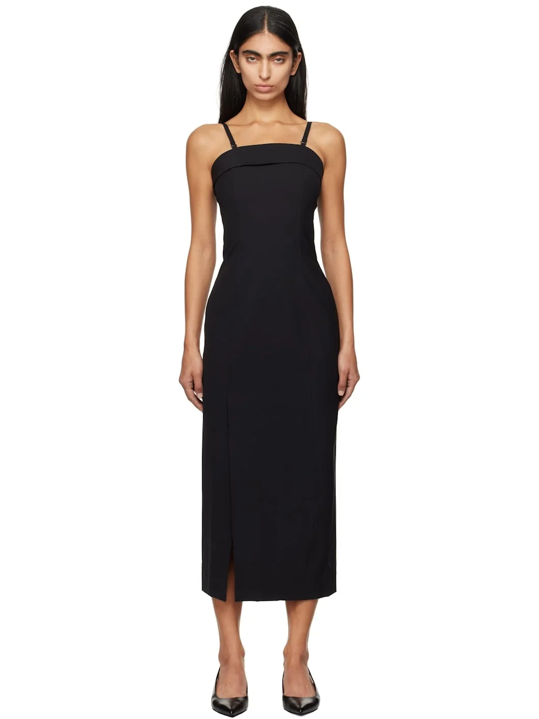 Black Shelly Tube Maxi Dress - 1