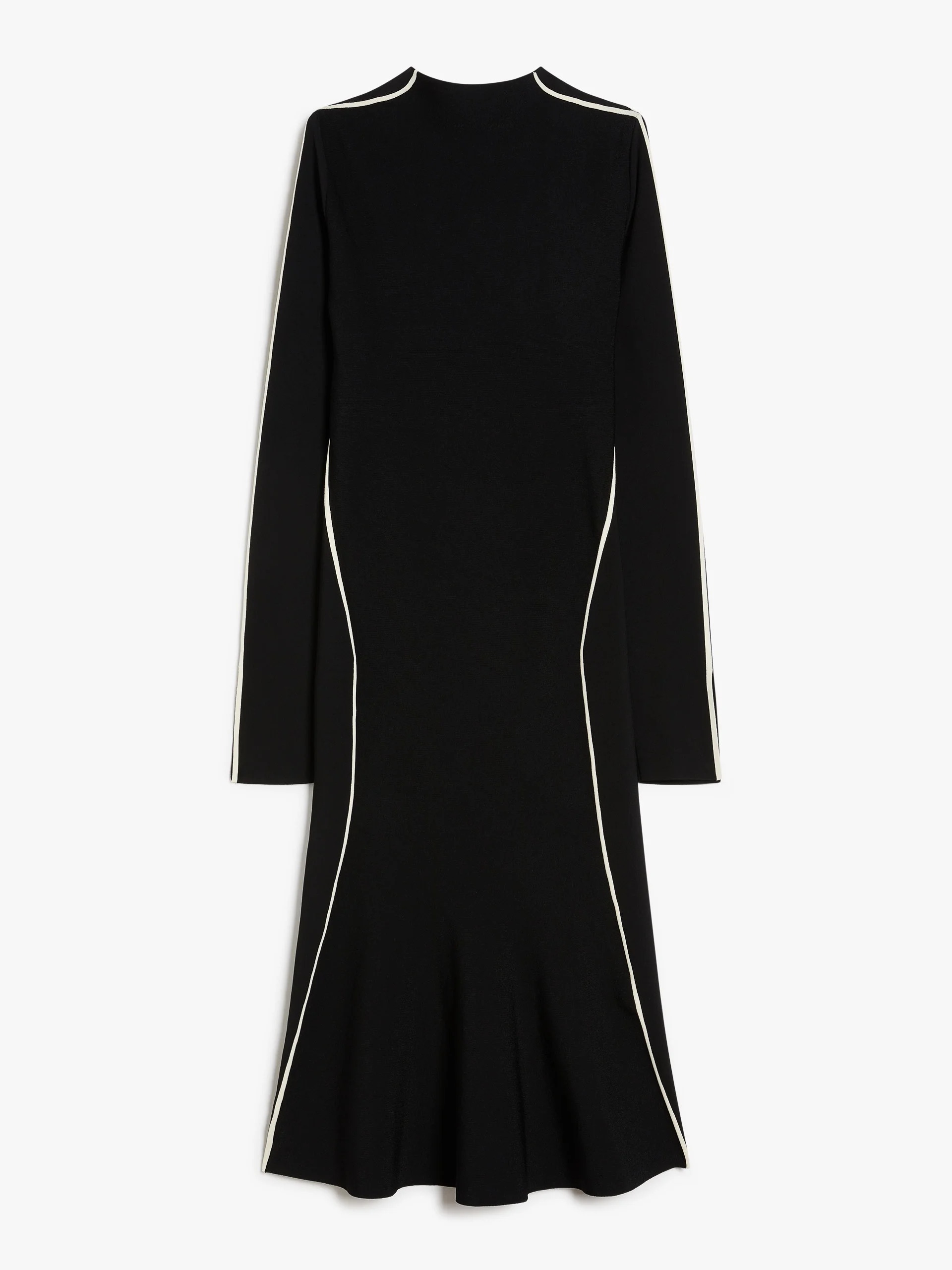 OPEROSO Viscose crêpe blend knit fitted dress - 1