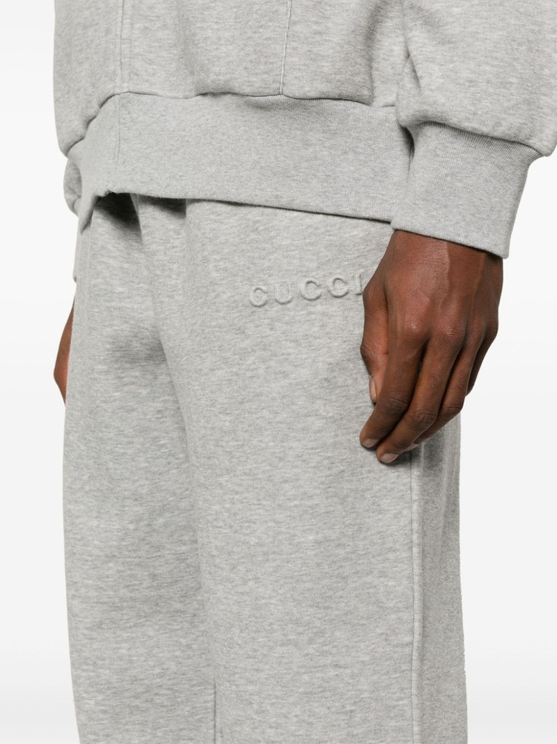 logo-embossed track pants 5